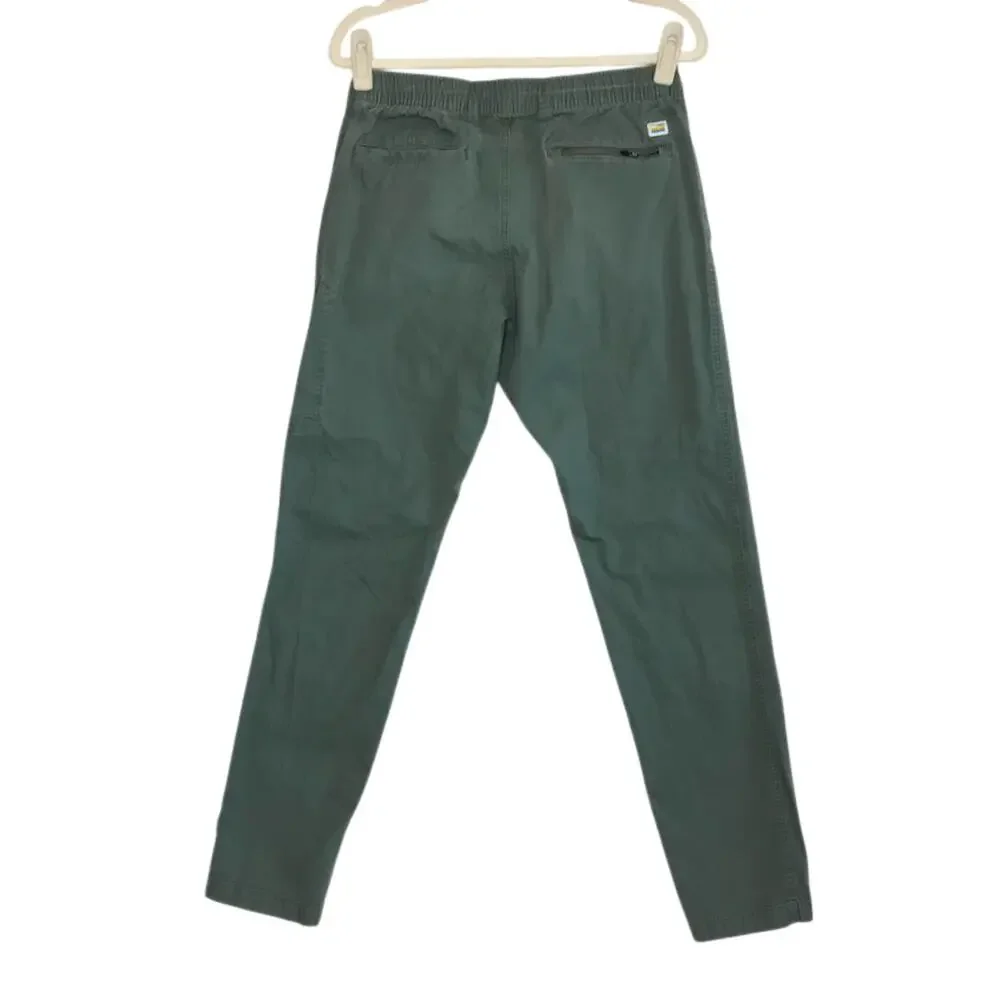 VUORI DuraTerra Ripstop Climber Pants Men M Green Outdoor Everyday Travel Hiking